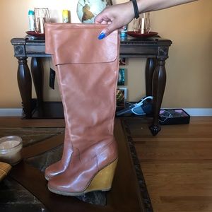 Lauren Ralph Lauren leather boots